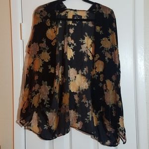 Yellow Rose of Texas kimono duster
